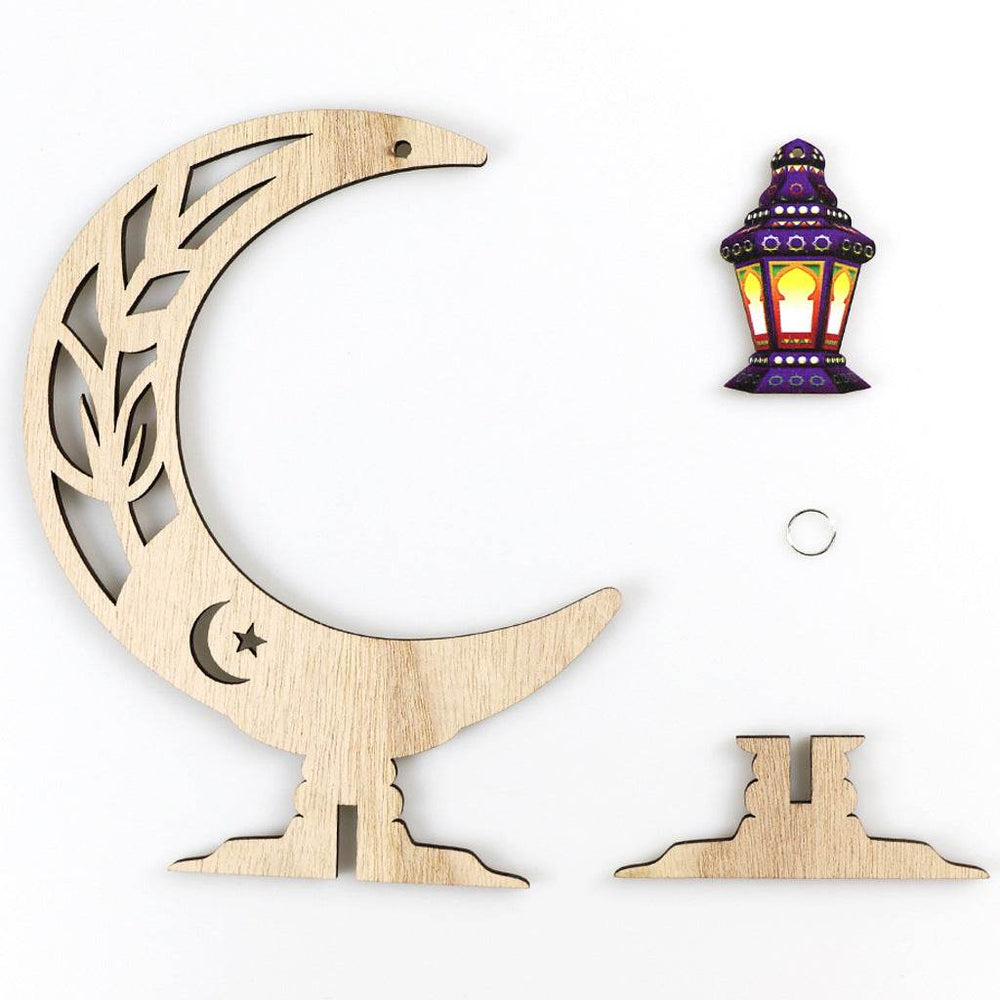 Ramadan Festival Kulbang Moon Painted Lantern Table Decoration Crafts Ornaments - EX-STOCK Canada