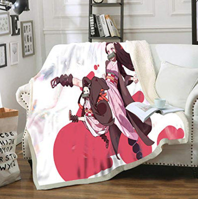 Blanket Double Thicken Square Blanket Lunch Break Blanket EX-STOCK Canada 