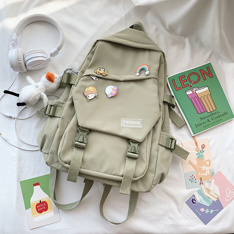 School Bag Female Backpack Large Capacity Backpack EX-STOCK