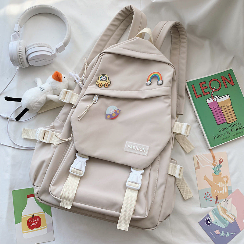 School Bag Female Backpack Large Capacity Backpack EX-STOCK