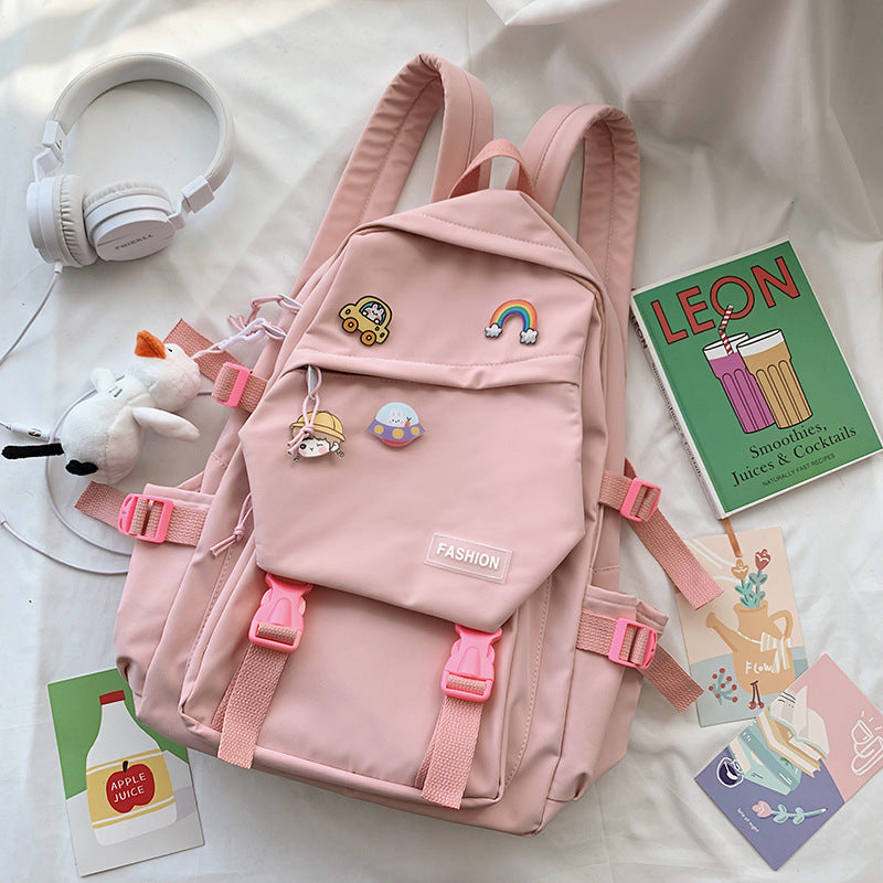 School Bag Female Backpack Large Capacity Backpack EX-STOCK