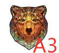 Juguete de juego de rompecabezas de madera en forma de animal para niños 14 años anteriores