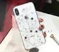 Dried flower epoxy silicone phone case - EX-STOCK CANADA