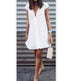 Women Casual summer day dresses V Neck summer mini dress - EX-STOCK Canada