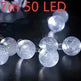 Crystal solar power of the led lamp string lights christmas lights solar garden outdoor decoration for christmas - EX-STOCK CANADA
