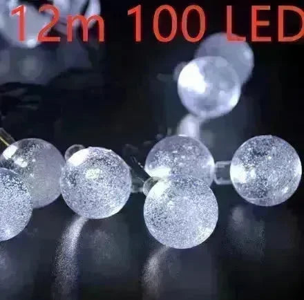Crystal solar power of the led lamp string lights christmas lights solar garden outdoor decoration for christmas - EX-STOCK CANADA
