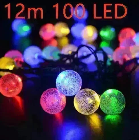 Crystal solar power of the led lamp string lights christmas lights solar garden outdoor decoration for christmas - EX-STOCK CANADA