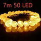 Crystal solar power of the led lamp string lights christmas lights solar garden outdoor decoration for christmas - EX-STOCK CANADA