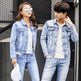 Slim fit Denim Jacket Men And Women Couple Jacket EX-STOCK Canada 