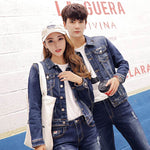 Slim fit Denim Jacket Men And Women Couple Jacket EX-STOCK Canada 