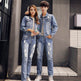 Slim fit Denim Jacket Men And Women Couple Jacket EX-STOCK Canada 