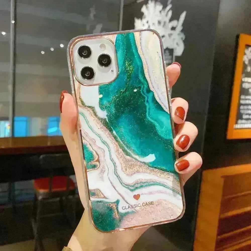 Electroplating silicone iphone case - EX-STOCK CANADA