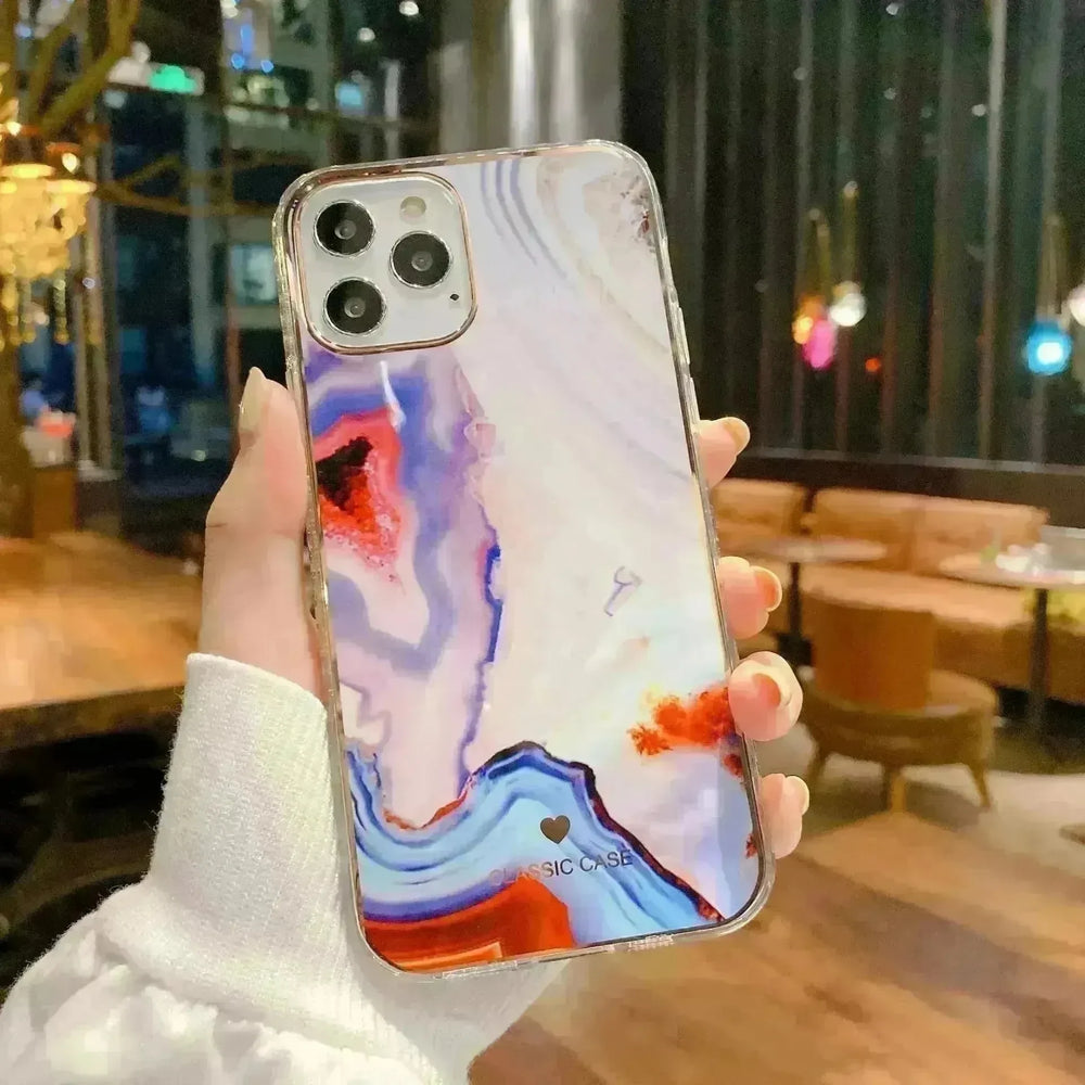 Electroplating silicone iphone case - EX-STOCK CANADA