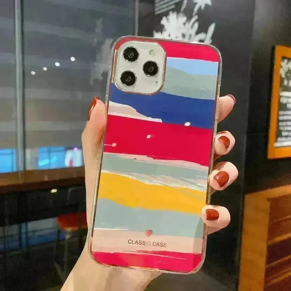 Electroplating silicone iphone case - EX-STOCK CANADA