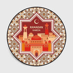 Islamic Ramadan Festival Moon Camel Church Round Living Room Bedroom Floor Mat Carpet - EX-STOCK Canada