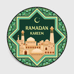 Islamic Ramadan Festival Moon Camel Church Round Living Room Bedroom Floor Mat Carpet - EX-STOCK Canada