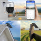 Solar Powered Wireless WiFi Surveillance Camera - EX-STOCK Canada