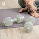 Haltère d'eau de fitness à domicile avec injection d'eau 