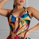 Adogirl Summer Hollow Out Halter Dress Sexy Backless Women Multicolor Evening Party Club Beach Wear Skinny Mini Dresses Vestido - EX-STOCK CANADA