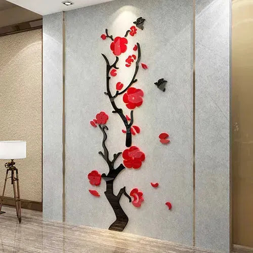 Plum Blossom Porch Decoration Wall Stickers Decals - EX-STOCK CANADA