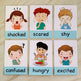 14 pcs Kids Learning Emotions Cognitive Flash Cards - EX-STOCK Canada