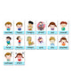 14 pcs Kids Learning Emotions Cognitive Flash Cards - EX-STOCK Canada