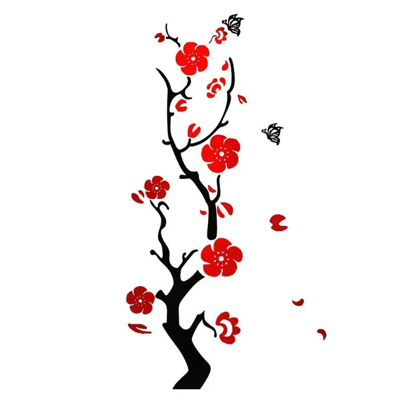 Plum Blossom Porch Decoration Wall Stickers Decals - EX-STOCK CANADA