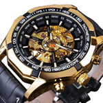 Forsining Watch Men's Fashion Casual Classic Popular Waterproof Manual Mechanical Watch - EX-STOCK Canada