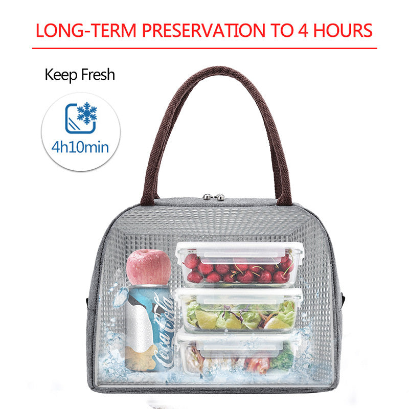 Lunch Box, Handbag, Aluminum Rice Thickened With Rice Bag, Lunch Box, Hand Foil Bag, Lunch Bag, Large Insulation Bag EX-STOCK