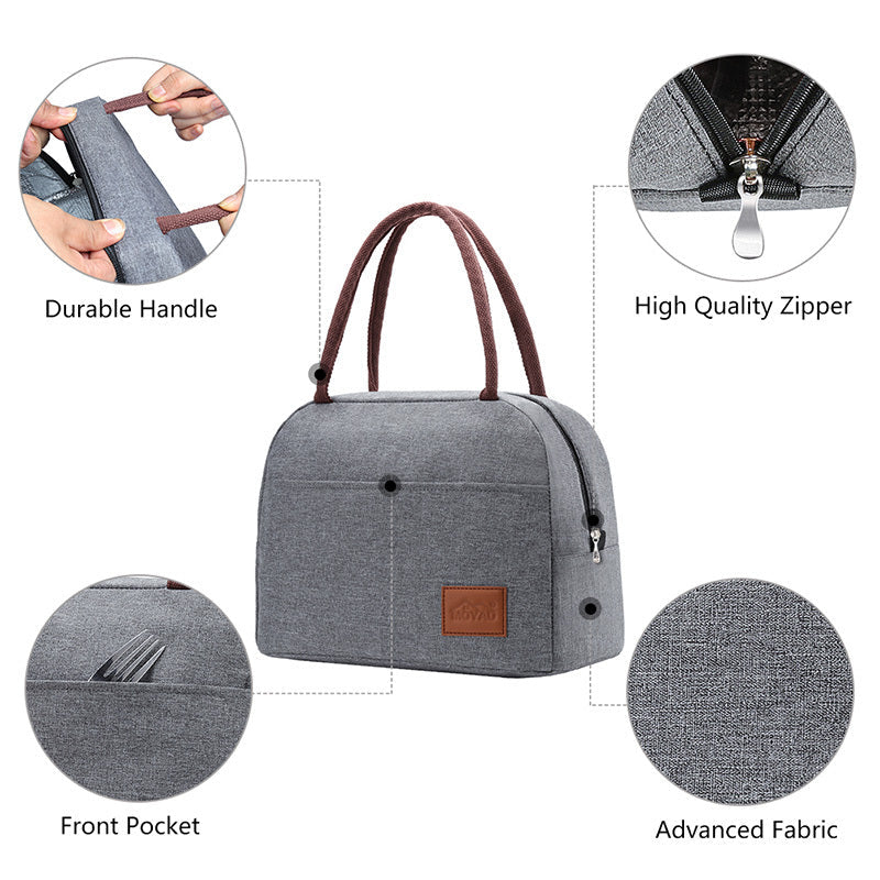 Lunch Box, Handbag, Aluminum Rice Thickened With Rice Bag, Lunch Box, Hand Foil Bag, Lunch Bag, Large Insulation Bag EX-STOCK
