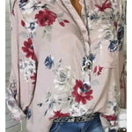 5XL Plus Size Summer Tops Women Blouses Long Sleeve Print Stand Collar Button Blouse Pullover Womens Clothing Blusa - EX-STOCK Canada