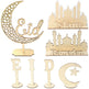 Muslim Eid Al-Fitr Decoration Craft Gifts Eid Mubarak Ramadan Wooden Ornaments - EX-STOCK Canada