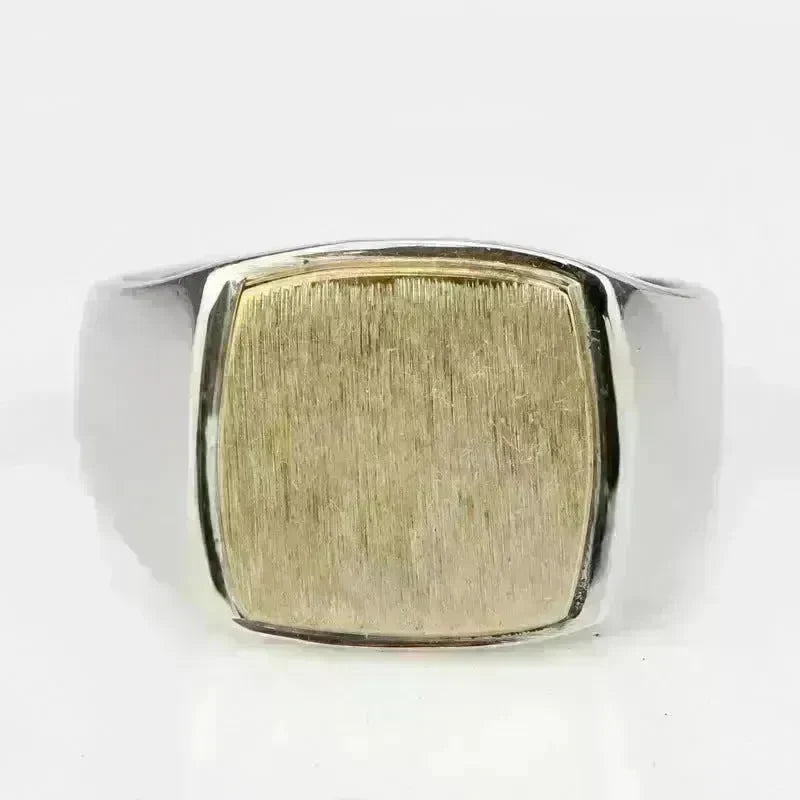 European And American Simple Gold Brushed Men'S Ring Middle East Foreign Trade Fashion Men'S Ring Jewelry - EX-STOCK CANADA