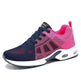 Casual Shoes Breathable Lightweight Mother Shoes Lace-up Cushioned Sneakers for Women - EX-STOCK Canada