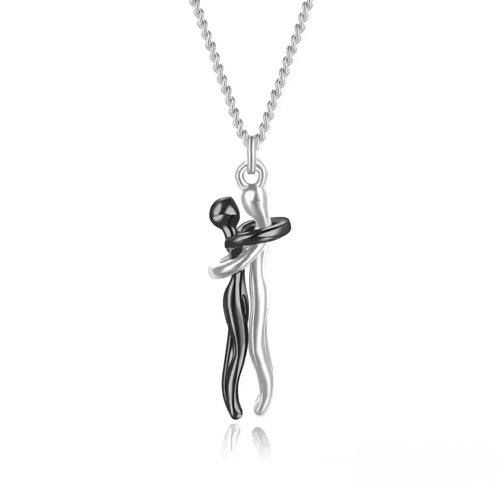 Hot Sale Affectionate Hug Necklace Couples Anniversary Valentine's Day  Gift Fashion Punk Street Style Pendant Necklace - EX-STOCK CANADA
