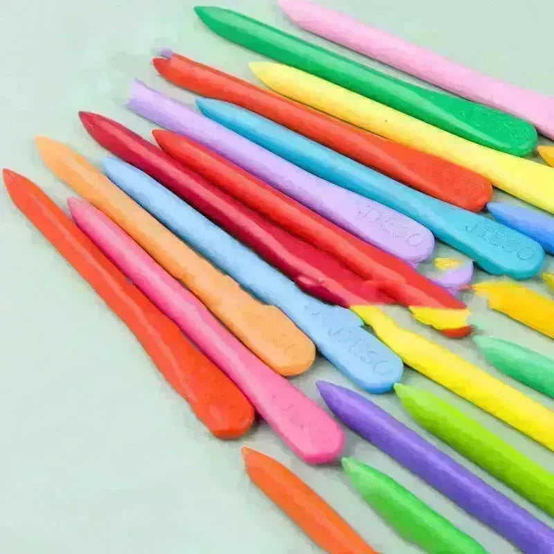 Children Not Dirty Hands Plastic Crayon Painting Kindergarten Educational Learning Oil Pastel Crayons - EX-STOCK CANADA