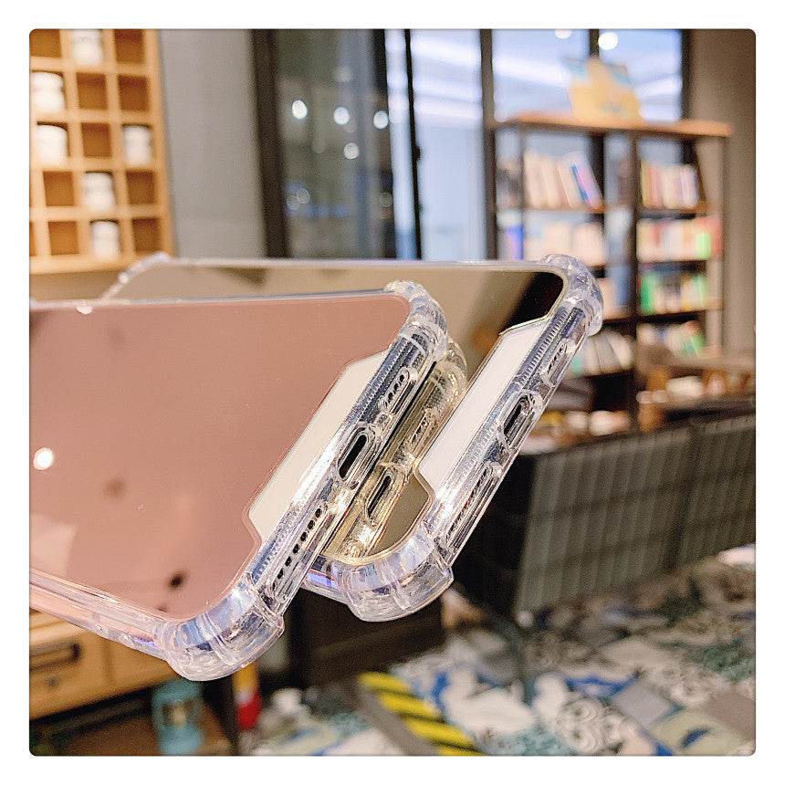 Soft rubber Mirror Phone Case women iphone case - EX-STOCK Canada