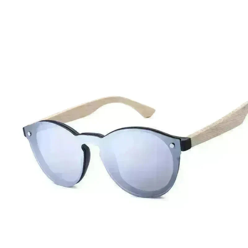 Unisex Vintage Sunglasses Color Film  Bamboo Wood Fashion Retro Glasses For Men And Women - EX-STOCK CANADA