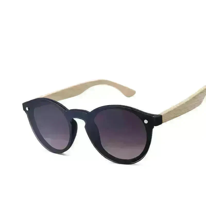 Unisex Vintage Sunglasses Color Film  Bamboo Wood Fashion Retro Glasses For Men And Women - EX-STOCK CANADA