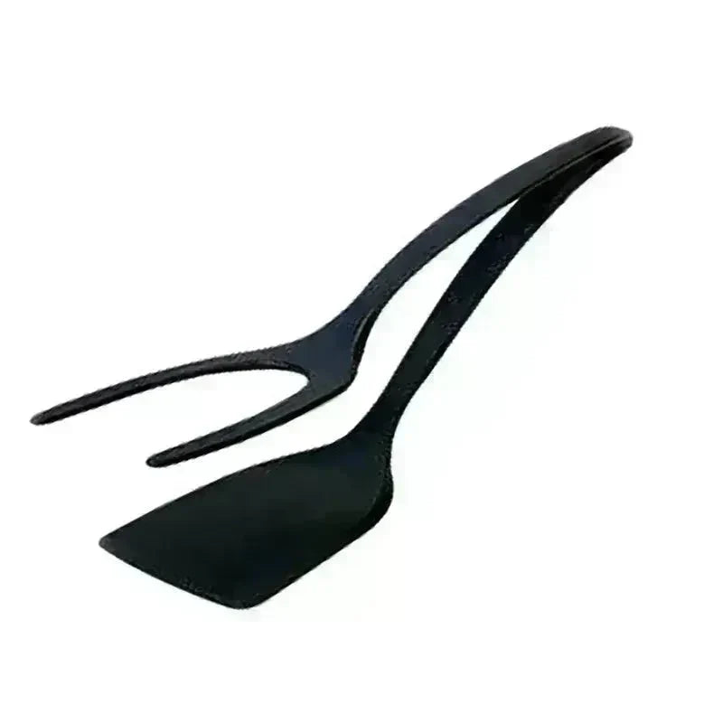 2 in 1 Silicone Omelette Pancake Spatulas and tong - EX-STOCK CANADA