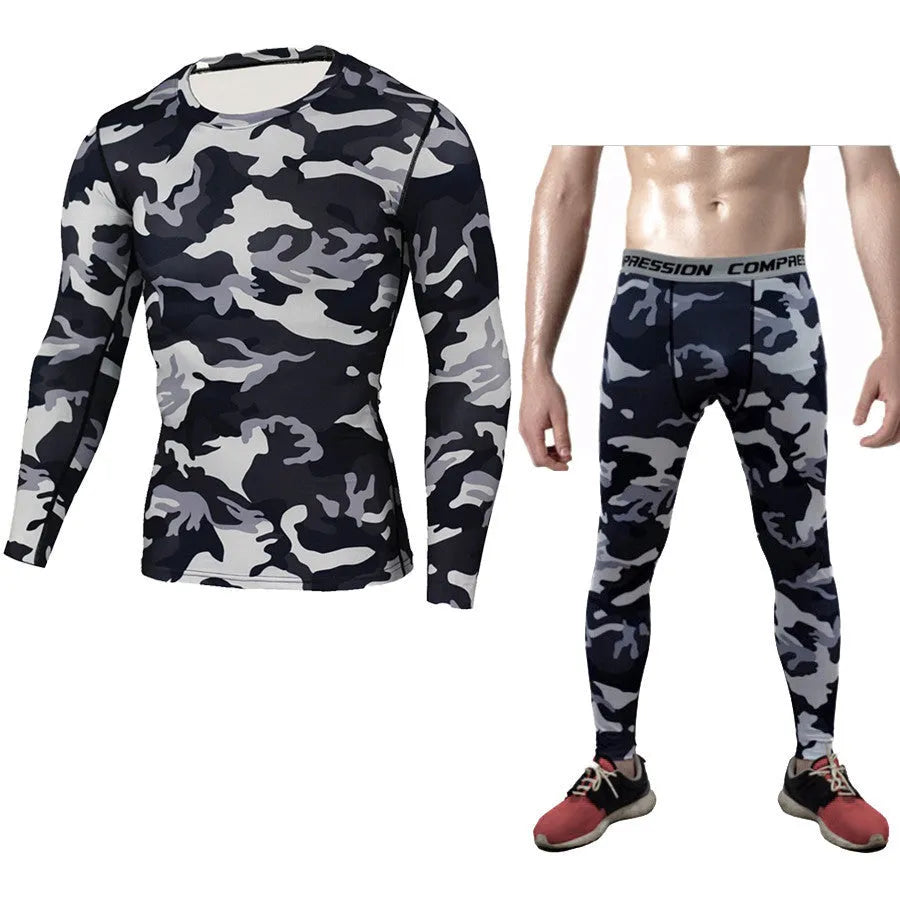 2pcs Camouflage Sport Fitness Workout Gym Outfit set - EX-STOCK CANADA