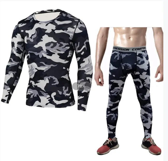 2pcs Camouflage Sport Fitness Workout Gym Outfit set - EX-STOCK CANADA
