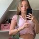 Women Summer Short Sleeve Ruffle Buttons Frilly Solid Color  tank Tops - EX-STOCK CANADA