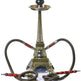 Eiffel Tower Arabian Shisha Double Pipe Hookah Set - EX-STOCK Canada