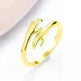 Alloy Simple Hands Hug Ring Opening Adjustable Jewelry - EX-STOCK CANADA