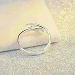 Alloy Simple Hands Hug Ring Opening Adjustable Jewelry - EX-STOCK CANADA