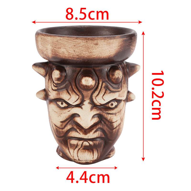 Hookah Accessories Ceramic Pot Single Hole Hookah Ceramic Smoke Bowl - EX-STOCK Canada