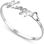 Customized Name Bracelet Personalized Custom Bangles Stainless Steel Jewelry - EX-STOCK Canada
