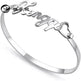 Customized Name Bracelet Personalized Custom Bangles Stainless Steel Jewelry - EX-STOCK Canada