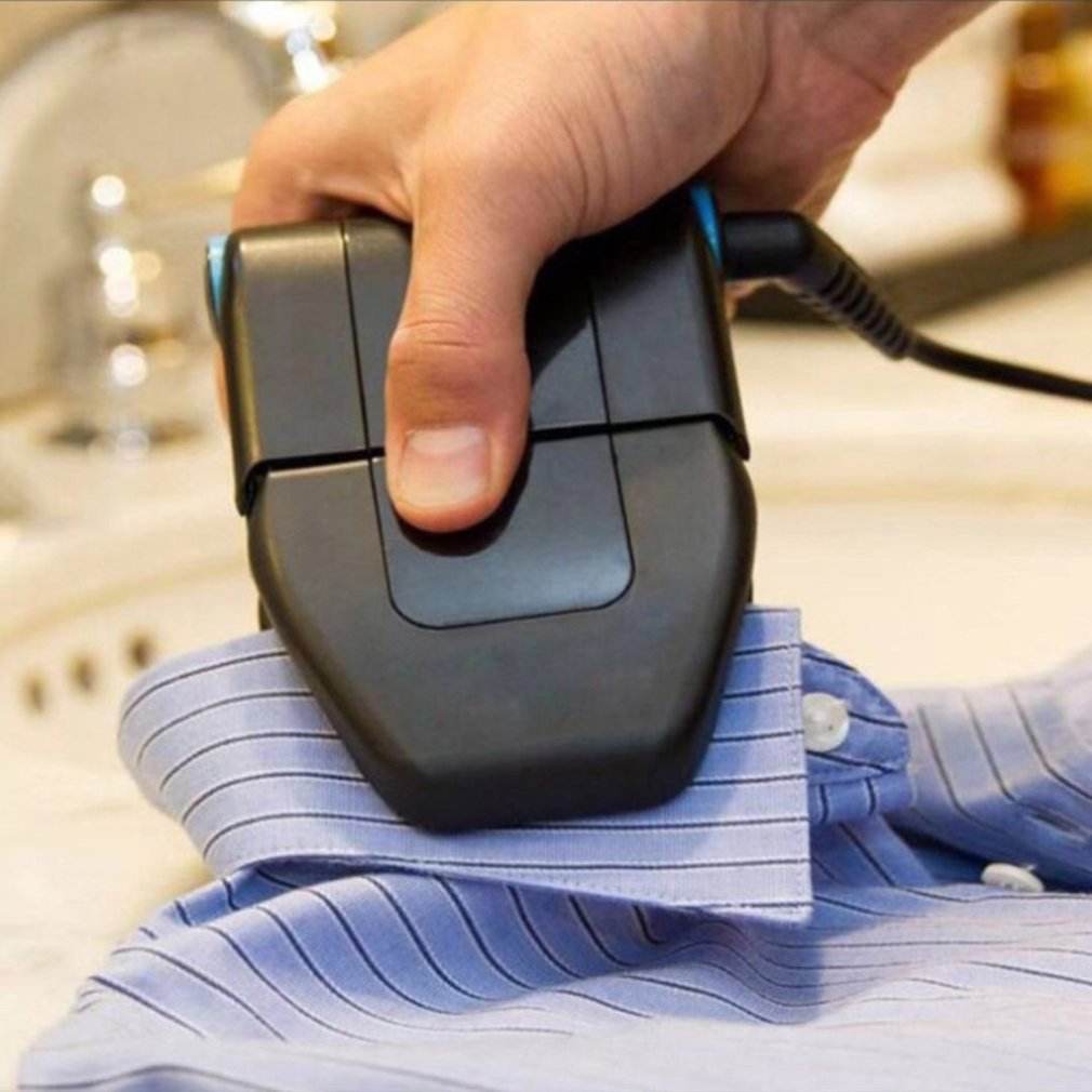 New Portable Travel Folding Mini Electric Iron Small Household Hand-Held Garment Ironing Machine  EX-STOCK CANADA
